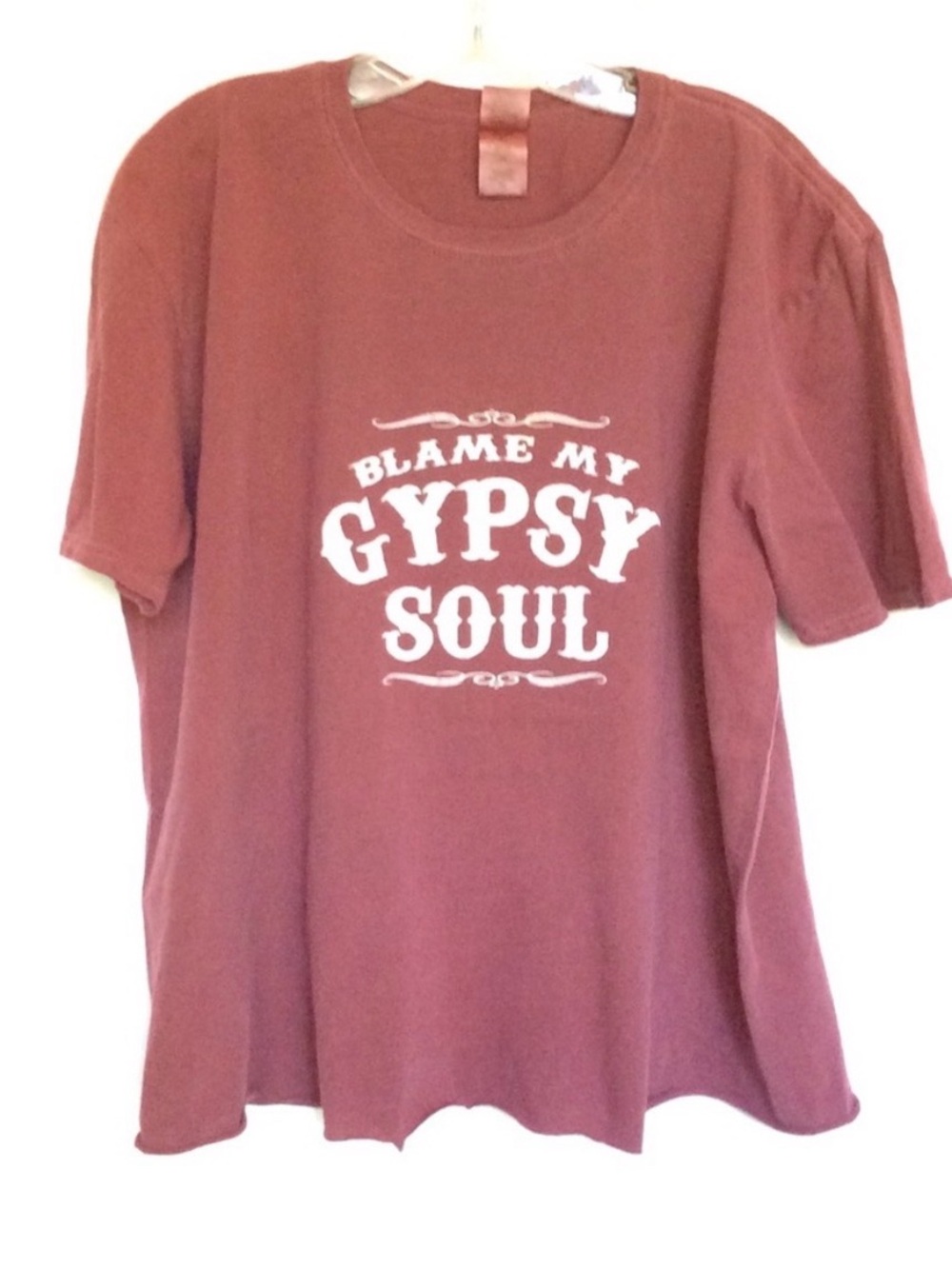 Blame My Gypsy Soul Red T shirt